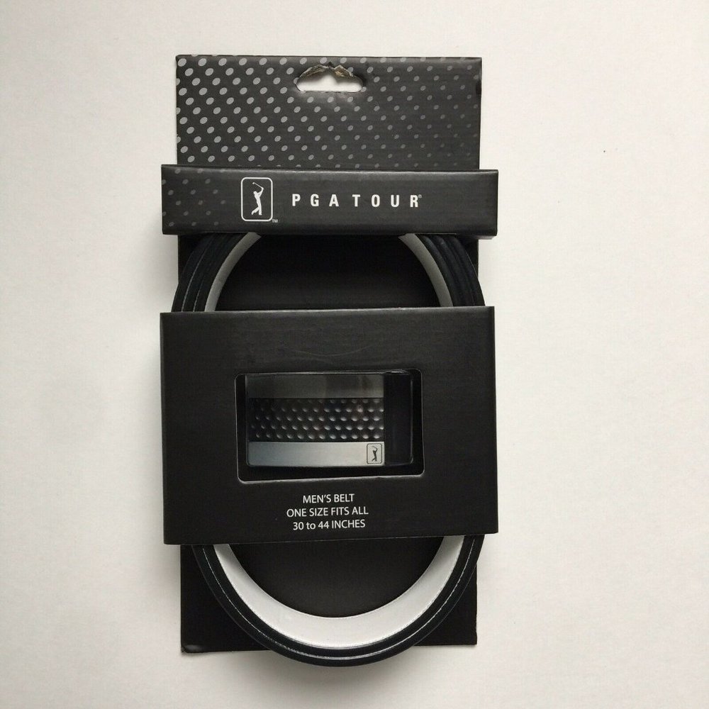 PGA Tour Black Belt One Size Fits 30-44 Inches